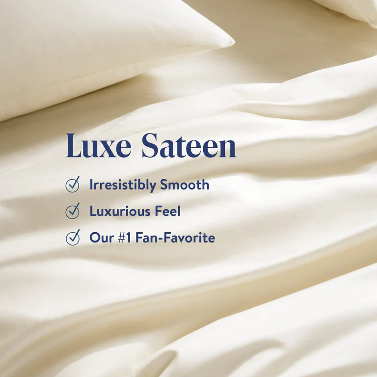 Luxe Sateen Fitted Sheet